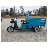 Electric Utility Trike with Dump Bed