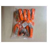 (10) Orange Ratchet Tie Down Straps
