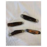 Lot of Four Pocket Knives