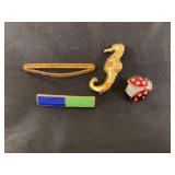 Lot of Four Decorative Pins