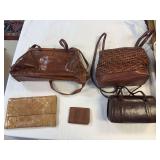 Assorted Leather Bags and Wallet