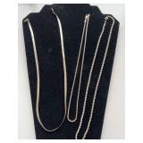 3 Sterling Chains