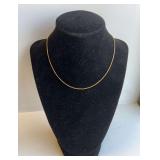 14 Kt. yellow gold 15" Box Chain 5.1 grams