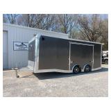 2023 E Z Hauler 20' L x 8' W Aluminum Enclosed Car Hauler Trailer