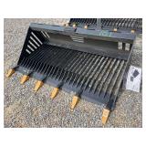 Land Honor Skid Steer Rock Bucket, 66'