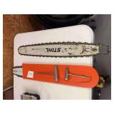 (2) Stihl 25' Chainsaw Bars with Chains