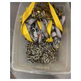 Tote Full of Ratchet Straps and Chains