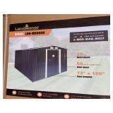 Land Honor 6'x8' Galvanized Apex Roof Metal Shed