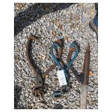 (3) 2 Log Tongs, 1 Cant Hook