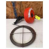 Rigid Drill Powered Drain Cleaner with Extra Wire
