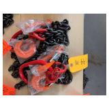 (2) Double Leg Lifting Chains, 7' Long