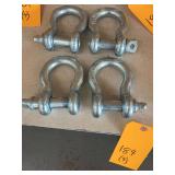 (4) Anchor Shackles 8.5T