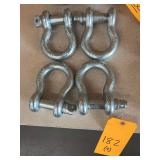 (4) Anchor Shackles 8.5T