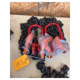 (2) Double Leg Lifting Chains, 7' Long