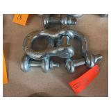 (3) Anchor Shackles 9.5T