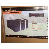 Land Honor 6'x8' Galvanized Apex Roof Metal Shed