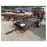 10' L x 5' W Steel Trailer with Gate