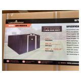 Land Honor 8'x10' Galvanized Apex Roof Metal Shed