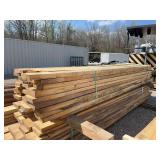 (50) Pine 2' x 8' Rough Cut Lumber - 12-14' Long