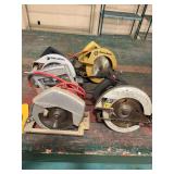 (4) Skil Saws