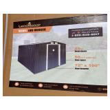 Land Honor 6'x8' Galvanized Apex Roof Metal Shed