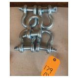 (5) Anchor Shackles, 6.5T