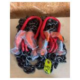 (2) Land Honor 7' Double Legs Lifting Chain Sling