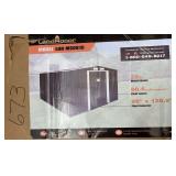 Land Honor 8'x10' Galvanized Apex Roof Metal Shed
