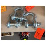 (3) Anchor Shackles 9.5T