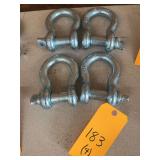 (4) Anchor Shackles 8.5T