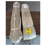 (2) Land Honor Webbing Slings 4T-4M