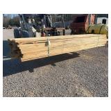 (50) Pine 2' x 8' Rough Cut Lumber - 12-14' Long
