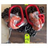 (2) Land Honor 7' Double Legs Lifting Chain Sling
