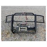 Truck Brush Guard with Warn Winch