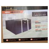 Land Honor 8'x10' Galvanized Apex Roof Metal Shed