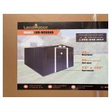 Land Honor 6'x8' Galvanized Apex Roof Metal Shed