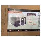 Land Honor 8'x10' Galvanized Apex Roof Metal Shed