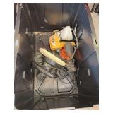Tote of Paint & Buffering Tools
