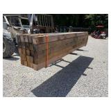 (25) 5" x 4" x 142" Reclaimed Fir Post