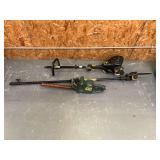 Poulan Pro PR25 Pole Saw and Electric Hedge Trimmer