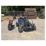 Polaris 2 Seater Go Cart & Cole Pit Bike