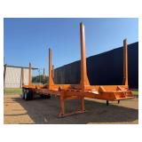 2004 BLONDIE 4 BOLSTER LOG TRAILER, 40