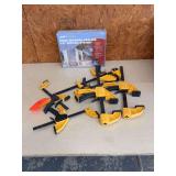 Box of Dewalt Hand Clamps & Cooling Misting System