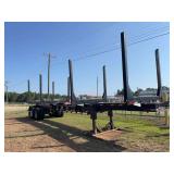2009 MAGNOLIA 4 BOLSTER LOG TRAILER, 40
