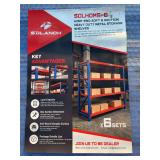40' 3 Section HD Metal Shelves