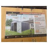 Land Honor 11'x19' Metal Garage Shed with Double Front Doors