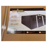 Land Honor 6'x8' Galvanized Apex Roof Metal Shed