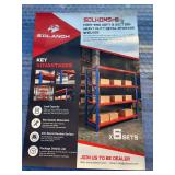 40' 3 Section HD Metal Shelves