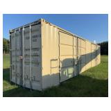 One Use 40' High Cube Multi-Door Container