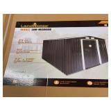 Land Honor 6'x8' Galvanized Apex Roof Metal Shed